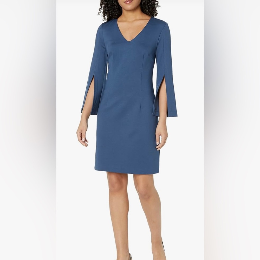 Trina Turk Shift Dress, Blue, Size 8, New with tags